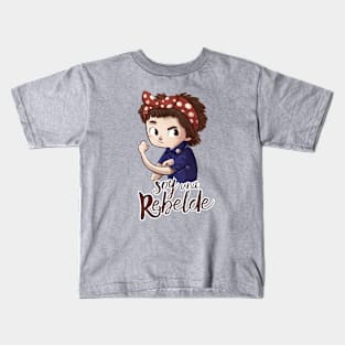 Niña homenaje feminista (blanco 2) Kids T-Shirt